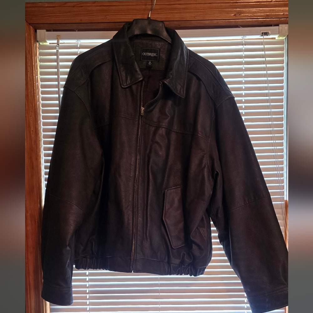Men's Black Leather Jacket